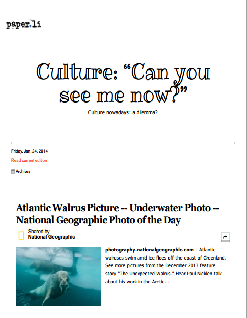 Culture paper